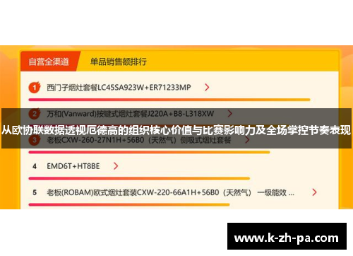 从欧协联数据透视厄德高的组织核心价值与比赛影响力及全场掌控节奏表现